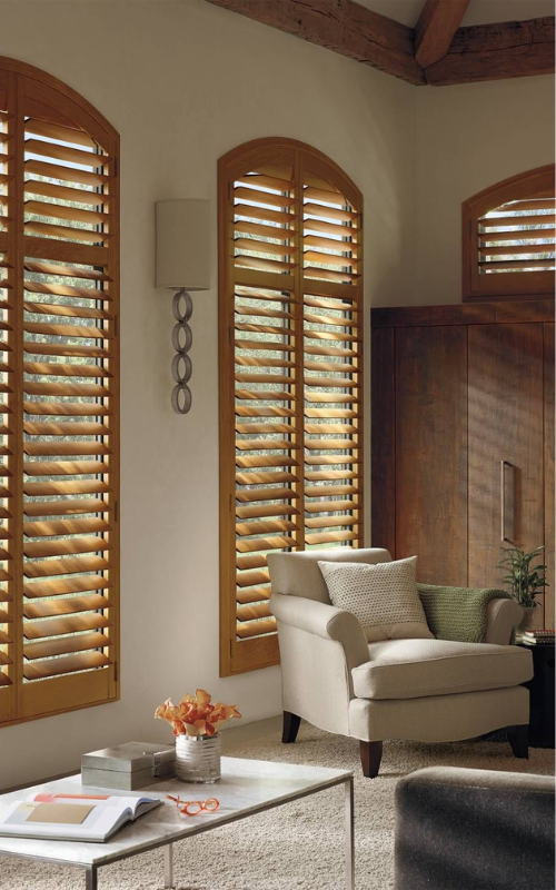 Custom shutters for commercial Las Vegas interiors