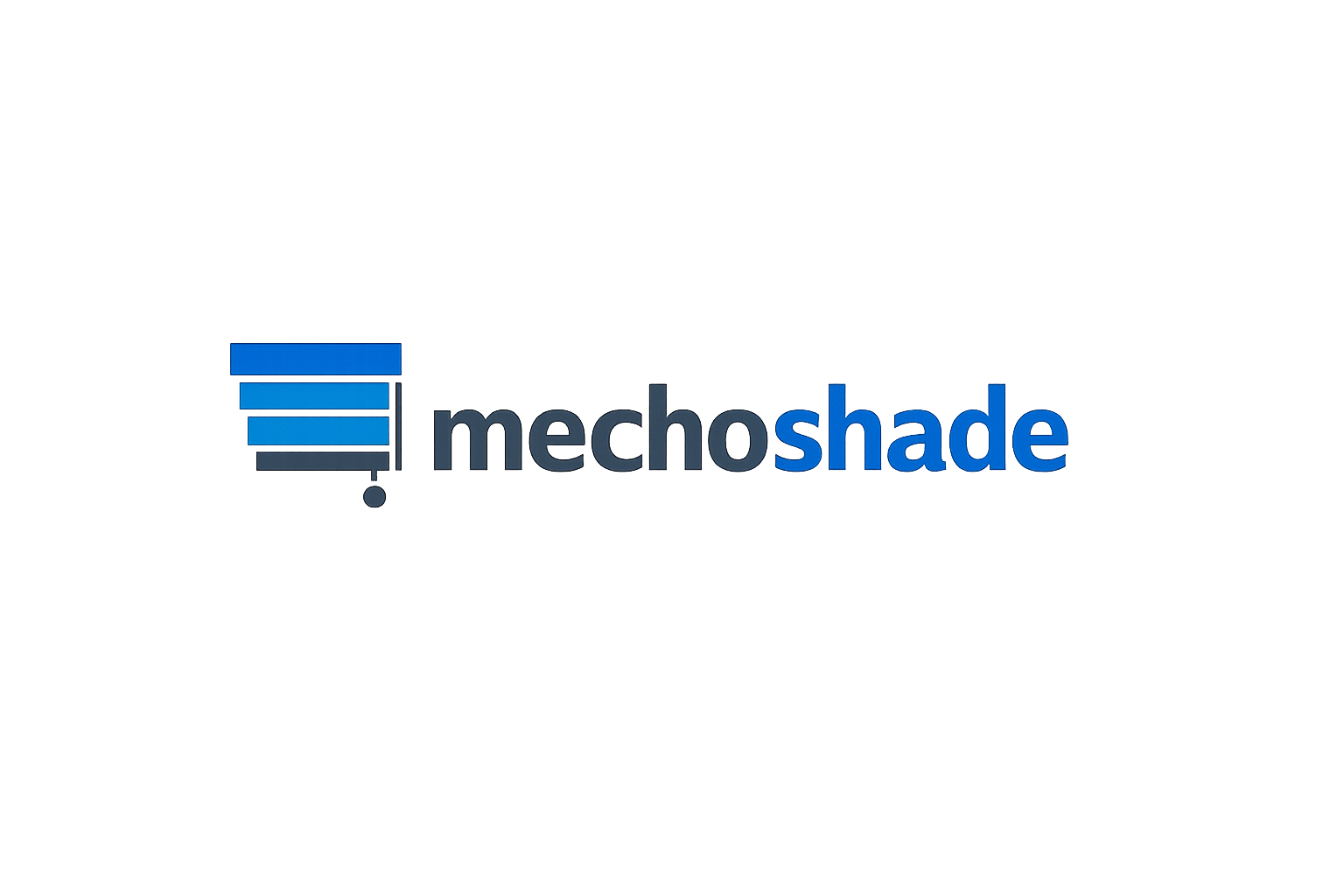 MechoShade commercial shade brand logo